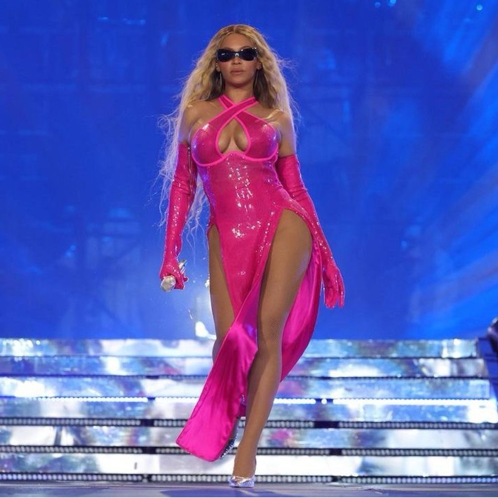 Adidas x Ivy Park RARE pink sequin dress size small